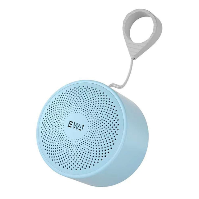 EWA A124 Portable Mini TWS Bluetooth Speaker Outdoor IPX5 Water-resistant Subwoofer(Blue)