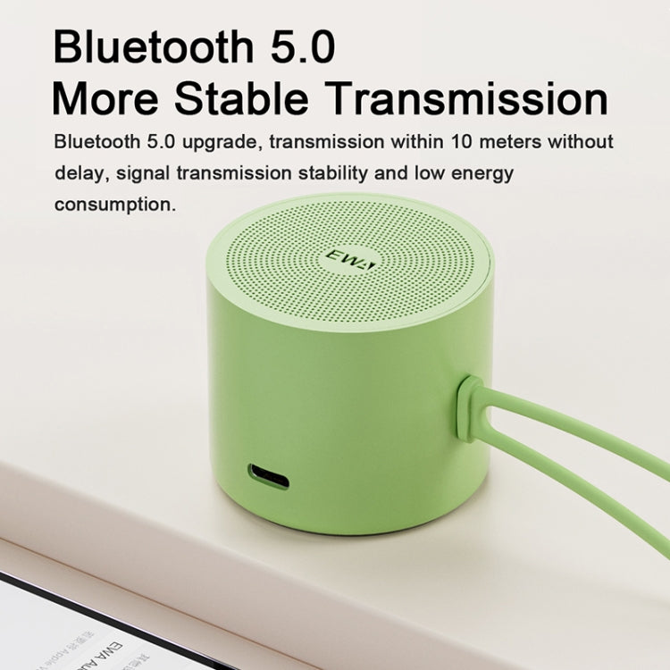 EWA A127 Outdoor IPX5 Water-resistant Portable Mini TWS Wireless Bluetooth Speaker(Purple)