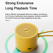 EWA A127 Outdoor IPX5 Water-resistant Portable Mini TWS Wireless Bluetooth Speaker(Purple)