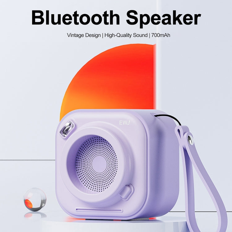 EWA A132 Portable Mini Stereo Wireless Bluetooth Speaker(Purple)