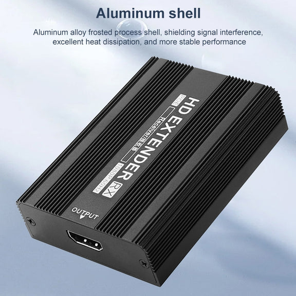Measy ET1815 HDMI Extender Transmitter and Receiver Converter, Transmission Distance: 150m, Plug:US