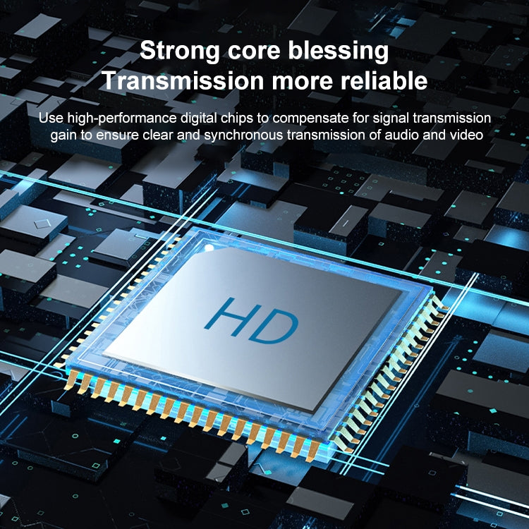 Measy ET1815 HDMI Extender Transmitter and Receiver Converter, Transmission Distance: 150m, Plug:US