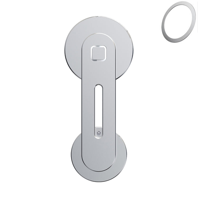 ZF011 For Tesla MagSafe Magnetic Hidden Phone Holder, Ordinary Version(Silver)