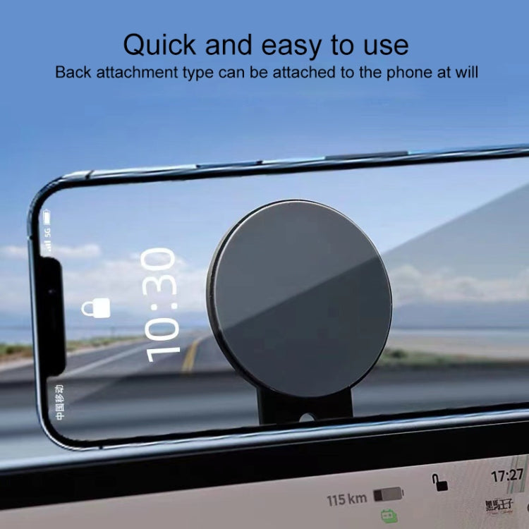 ZF011 For Tesla MagSafe Magnetic Hidden Phone Holder, Ordinary Version(Black)