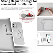 ZF012 For Tesla Magnetic Hidden Phone Holder, with 2pcs Magnets Sheet(Silver)