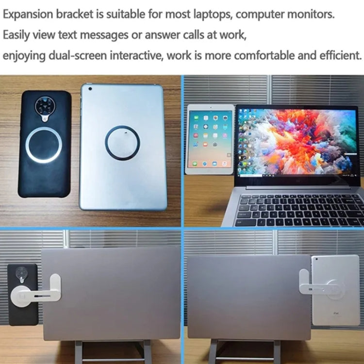 ZF012 For Tesla Magnetic Hidden Phone Holder, with 2pcs Magnets Sheet(Silver)