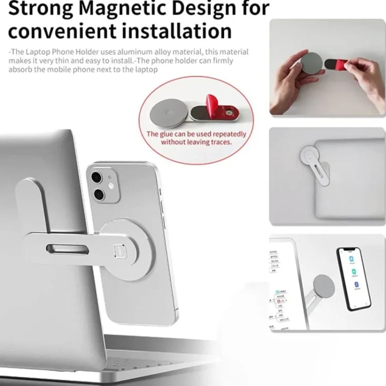 ZF010 For Tesla Magnetic Hidden Phone Holder, with Magnets Sheet(Blue)
