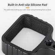 For DJI OSMO Pocket 3 Metal Expansion Bracket Adapter Frame Holder with Screw(Black)