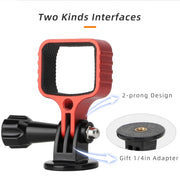 For DJI OSMO Pocket 3 Metal Expansion Bracket Adapter Frame Holder with Screw(Black)