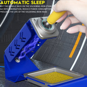 Mechanic 210MAX Dual Station Thermostatic Adjustable Digital Display Soldering Station, Plug:US