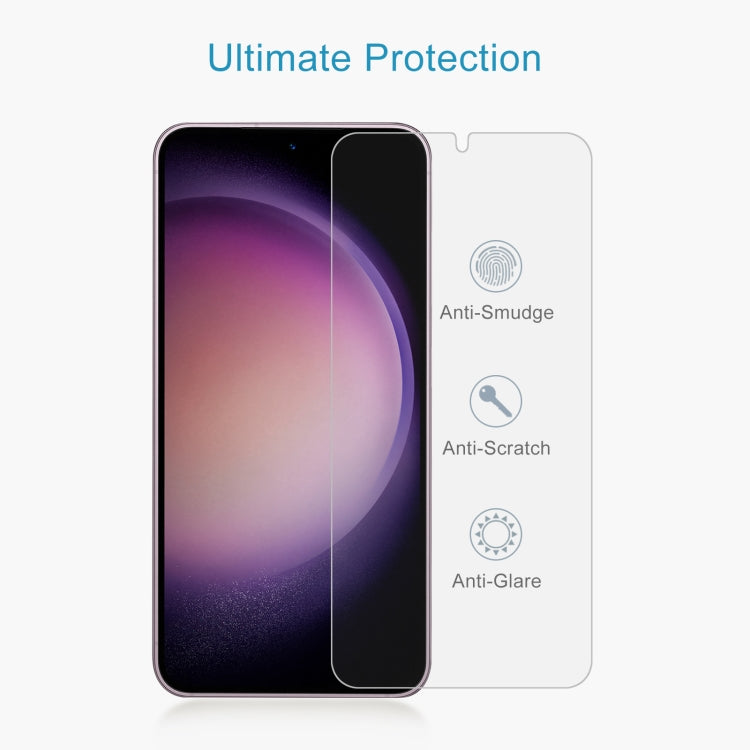 For Samsung Galaxy S24+ 5G 0.18mm 9H 2.5D Tempered Glass Film, Support Fingerprint Unlocking