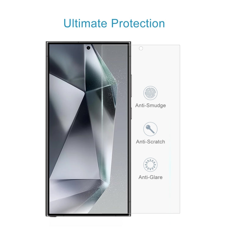 For Samsung Galaxy S25 Ultra 5G 0.18mm 9H 2.5D Tempered Glass Film, Support Fingerprint Unlocking