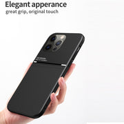For iPhone 15 Pro Max Classic Tilt Strip Grain Magnetic Shockproof PC + TPU Phone Case(Green)