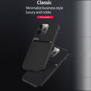 For iPhone 15 Pro Max Classic Tilt Strip Grain Magnetic Shockproof PC + TPU Phone Case(Green)