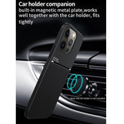 For iPhone 15 Pro Max Classic Tilt Strip Grain Magnetic Shockproof PC + TPU Phone Case(Green)