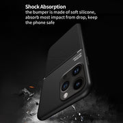 For iPhone 16 Pro Classic Tilt Strip Grain Magnetic Shockproof PC + TPU Phone Case(Red)