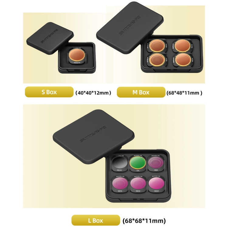 For DJI OSMO Pocket 3 Sunnylife Camera Lens Magnetic Metal Filter, Filter:ND64PL