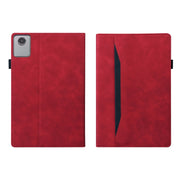 For Lenovo Tab M11 / Xiaoxin Pad 11 2024 Business Shockproof Horizontal Flip Leather Tablet Case(Red)