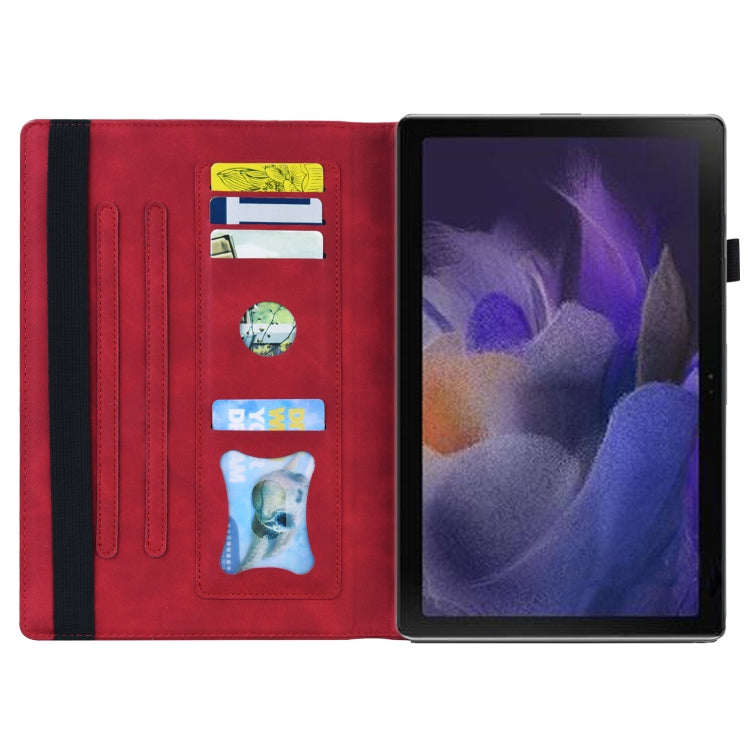 For Lenovo Tab M11 / Xiaoxin Pad 11 2024 Business Shockproof Horizontal Flip Leather Tablet Case(Red)