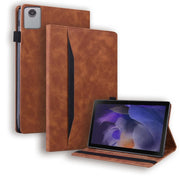 For Lenovo Tab M11 / Xiaoxin Pad 11 2024 2025 Business Shockproof Horizontal Flip Leather Tablet Case(Brown)