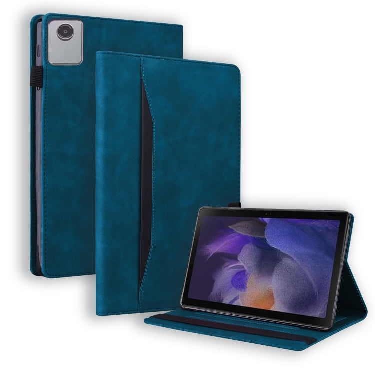 For Lenovo Tab M11 / Xiaoxin Pad 11 2024 2025 Business Shockproof Horizontal Flip Leather Tablet Case(Blue)