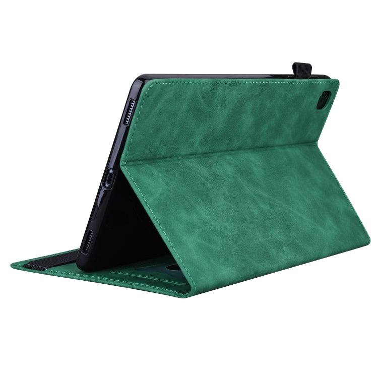 For Lenovo Tab K11 Plus / M11 Plus Business Shockproof Horizontal Flip Leather Tablet Case(Green)