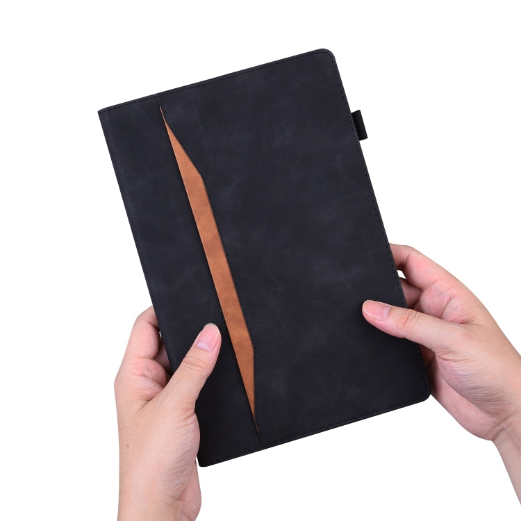 For Lenovo Tab K11 Plus / M11 Plus Business Shockproof Horizontal Flip Leather Tablet Case(Black)