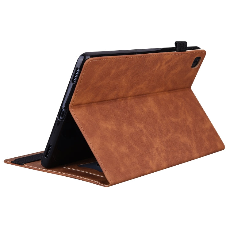 For Lenovo Tab K11 Plus / M11 Plus Business Shockproof Horizontal Flip Leather Tablet Case(Brown)