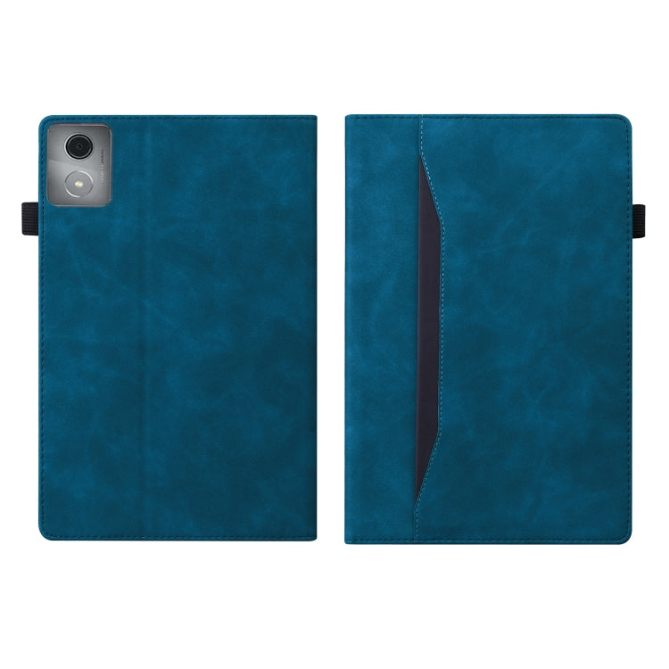 For Lenovo Tab K11 Plus / M11 Plus Business Shockproof Horizontal Flip Leather Tablet Case(Blue)