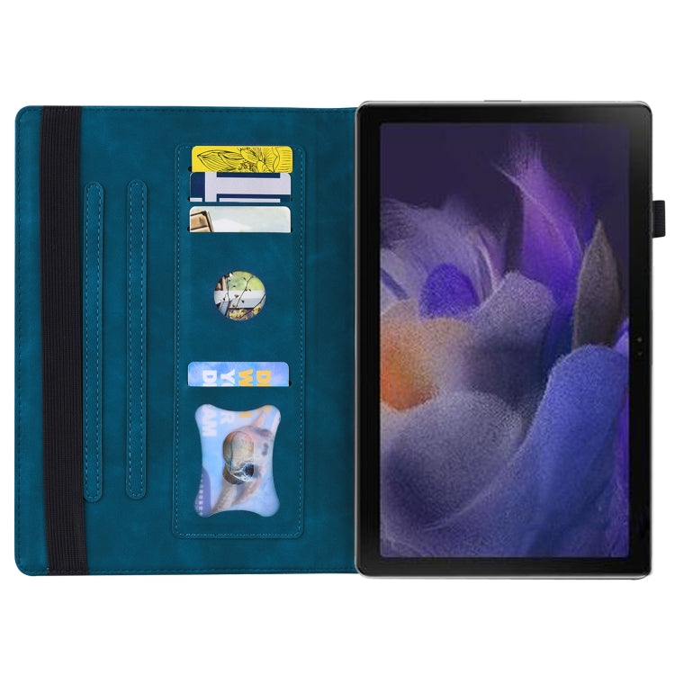 For Lenovo Tab K11 Plus / M11 Plus Business Shockproof Horizontal Flip Leather Tablet Case(Blue)