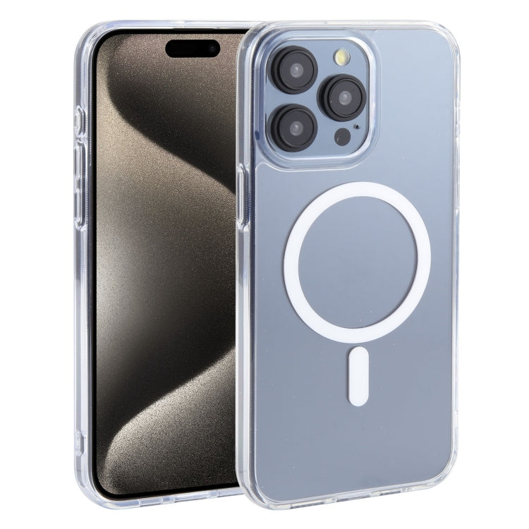 For iPhone 15 Pro Max DFANS DESIGN Magsafe Magnetic Phone Case(Transparent)