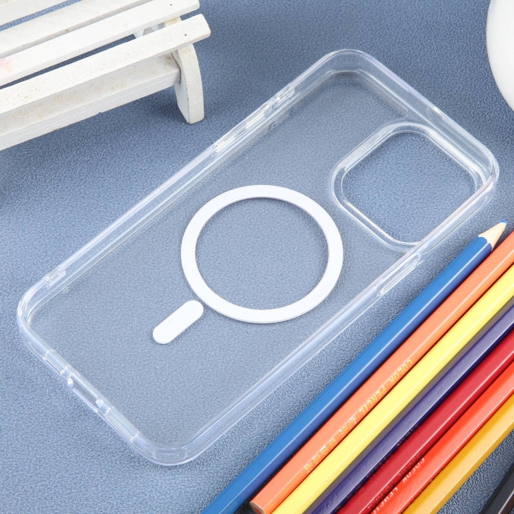 For iPhone 15 Pro Max DFANS DESIGN Magsafe Magnetic Phone Case(Transparent)