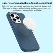 For iPhone 15 Pro Mutural Karen Series Liquid Silicone Magsafe Phone Case(Pink)