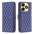 For Tecno Spark Go 2024 / 20C Diamond Lattice Wallet Flip Leather Phone Case(Blue) - free shipping - PMC Jewellery - Order now!