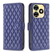 For Tecno Spark Go 2024 / 20C Diamond Lattice Wallet Flip Leather Phone Case(Blue)