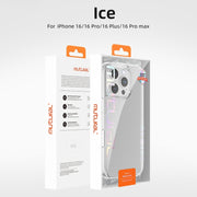 For iPhone 16 Pro Max Mutural Ice Series TPU Phone Case(Transparent)