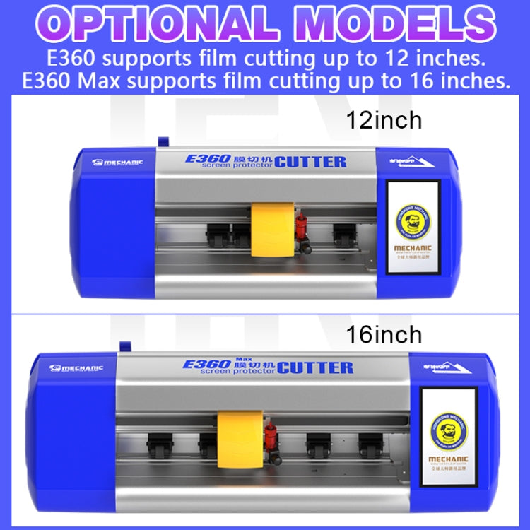 Mechanic Universal Cloud Intelligent Flexible Hydrogel Film Cutting Machine, Model:E360 Max(EU Plug)