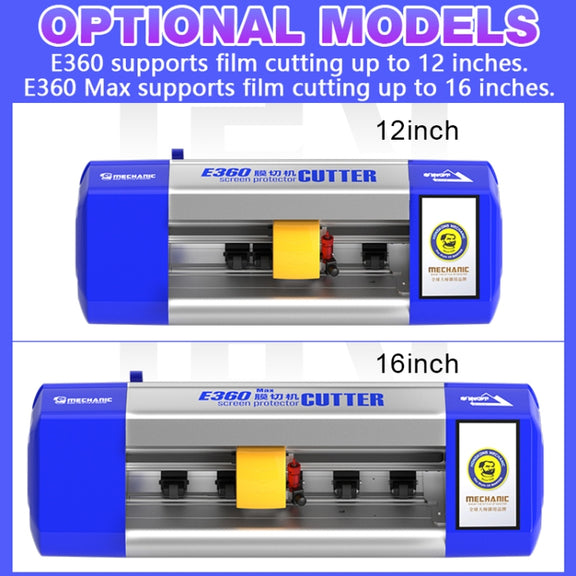 Mechanic Universal Cloud Intelligent Flexible Hydrogel Film Cutting Machine, Model:E360(EU Plug)