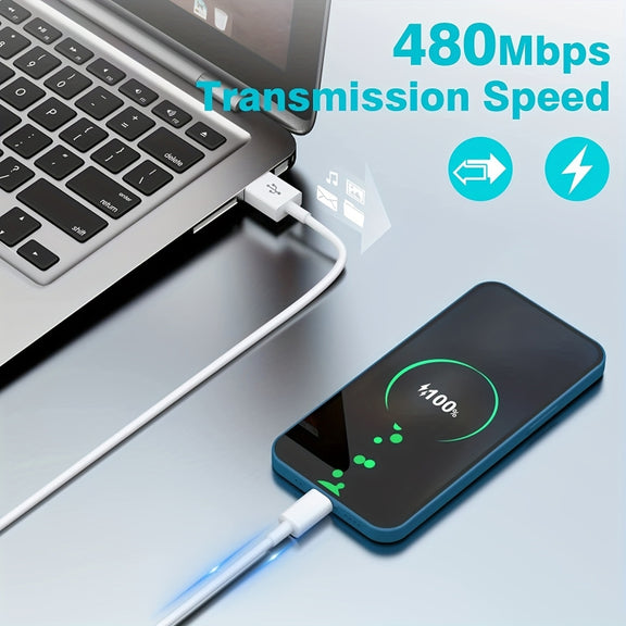USB to Type-C Fast Charging Data Cable, Length: 1m