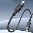 YESIDO CA159 1.2m 27W USB-C / Type-C to 8 Pin Auto Power-off Charging Cable(Black) - 2 in 1 Cable by Yesido | Online Shopping South Africa | PMC TechLife | Buy Now Pay Later Mobicred