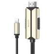 Yesido HM13 2m 8 Pin to HDMI 1080P HDTV Adapter Cable(Black+Gold) - free shipping - PMC TechLife - Order now!