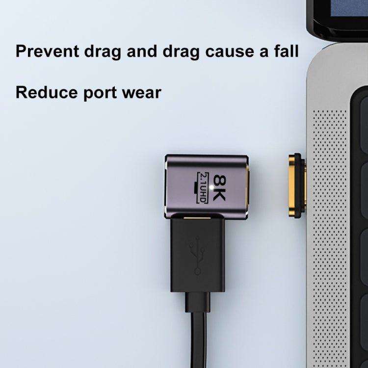 8K 60Hz HDTV to HDTV Magnetic Adapter, Straight