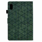 For Lenovo Tab M9 Rhombus TPU Smart Leather Tablet Case(Green)