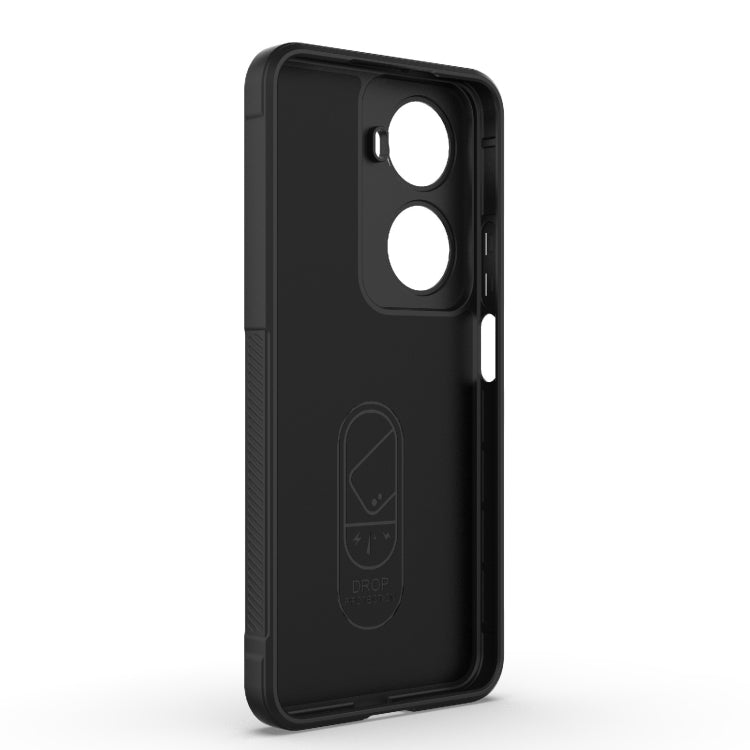 For Huawei nova 11 SE Magic Shield TPU + Flannel Phone Case(Red)