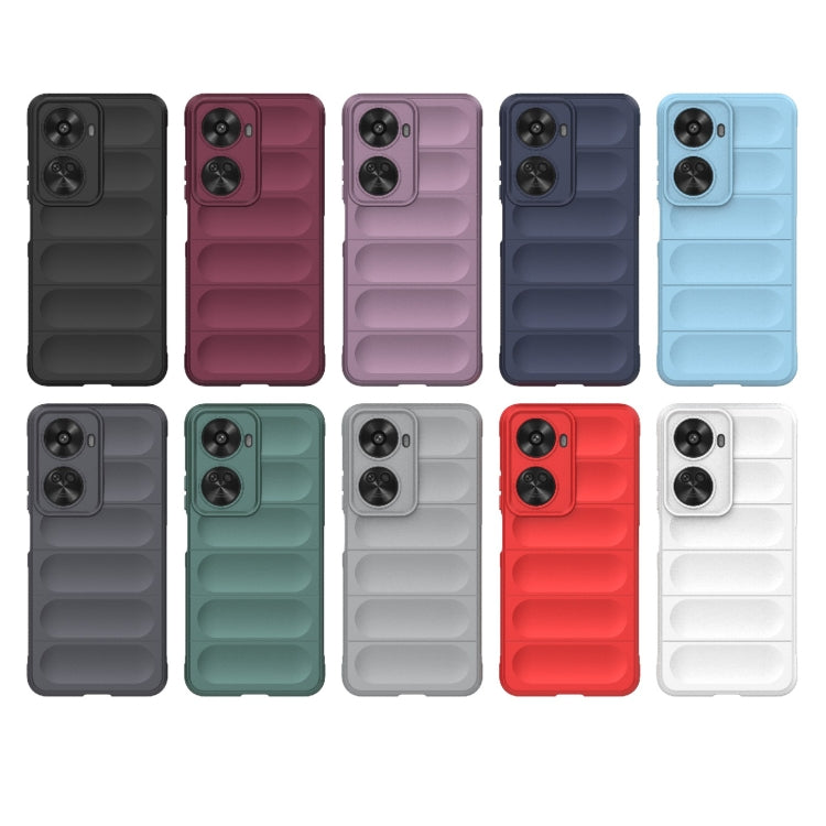 For Huawei nova 11 SE Magic Shield TPU + Flannel Phone Case(Grey)