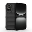 For Huawei nova 12 5G Magic Shield TPU + Flannel Phone Case(Black) - Huawei Cases by PMC TechLife | Online Shopping South Africa | PMC TechLife | Buy Now Pay Later Mobicred