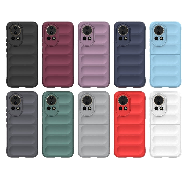For Huawei nova 12 5G Magic Shield TPU + Flannel Phone Case(Black)