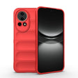 For Huawei nova 12 5G Magic Shield TPU + Flannel Phone Case(Red) - Huawei Cases by PMC TechLife | Online Shopping South Africa | PMC TechLife | Buy Now Pay Later Mobicred
