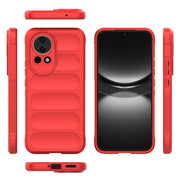 For Huawei nova 12 5G Magic Shield TPU + Flannel Phone Case(Red)