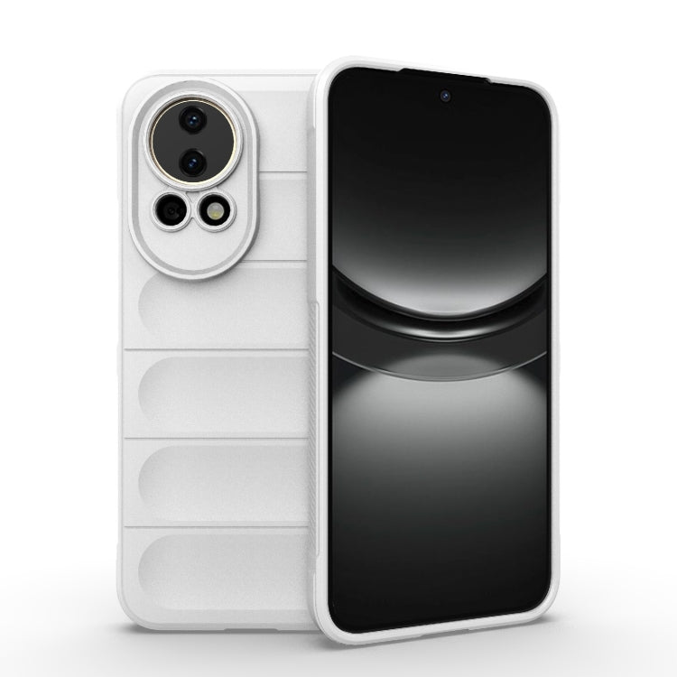 For Huawei nova 12 5G Magic Shield TPU + Flannel Phone Case(White)